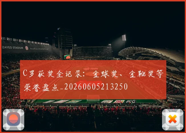 C罗获奖全记录:金球奖、金靴奖等荣誉盘点_20260605213250